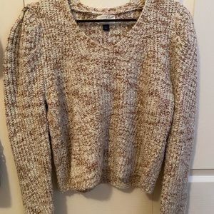 Neutral Longsleeve Chunky Sweater